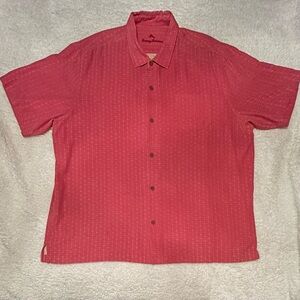 Tommy Bahamas 3XL Silk Button Up Shirt